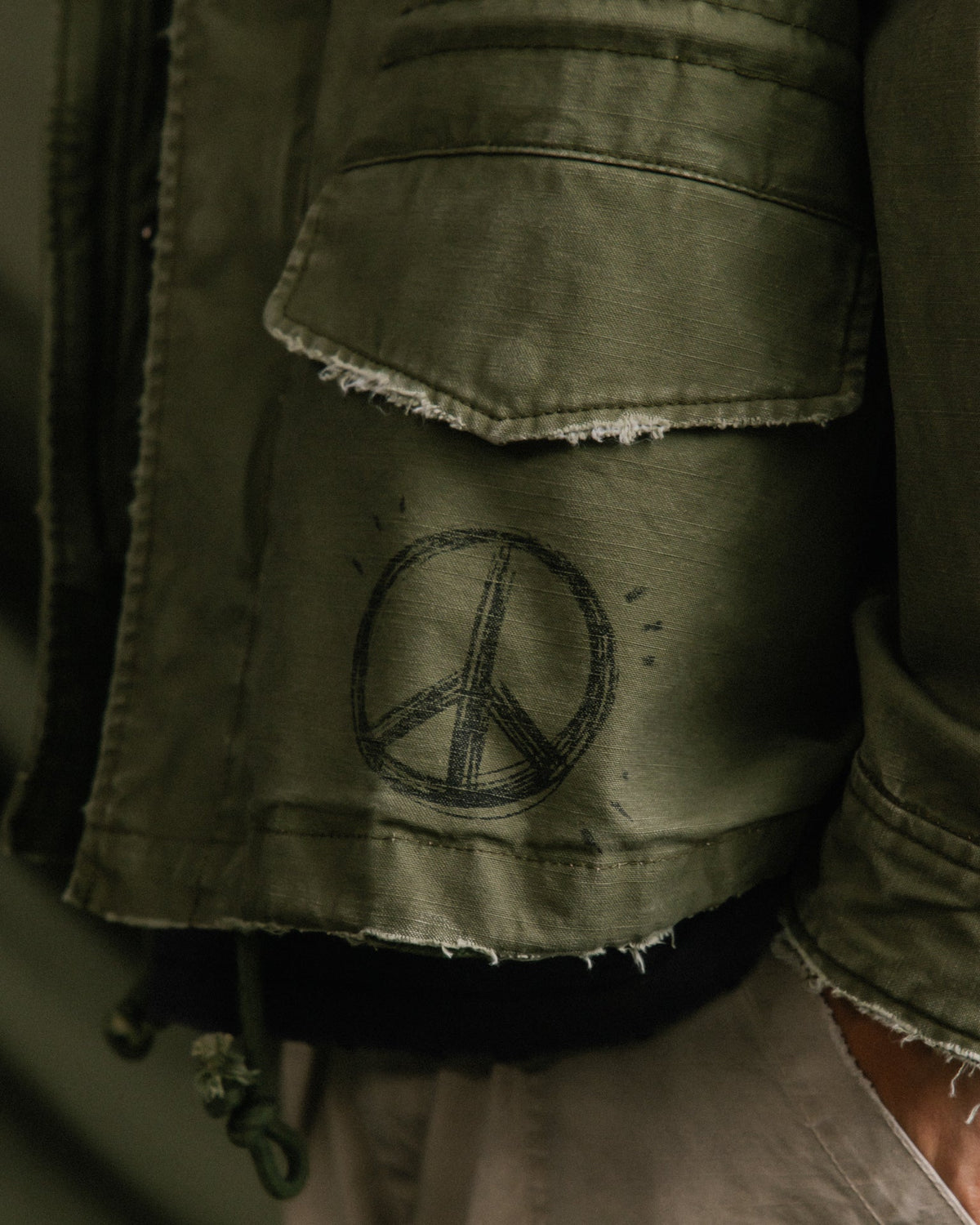 GROCERY M-65 MILITARY FIELD JACKET/ OLIVE - GROGROCERY