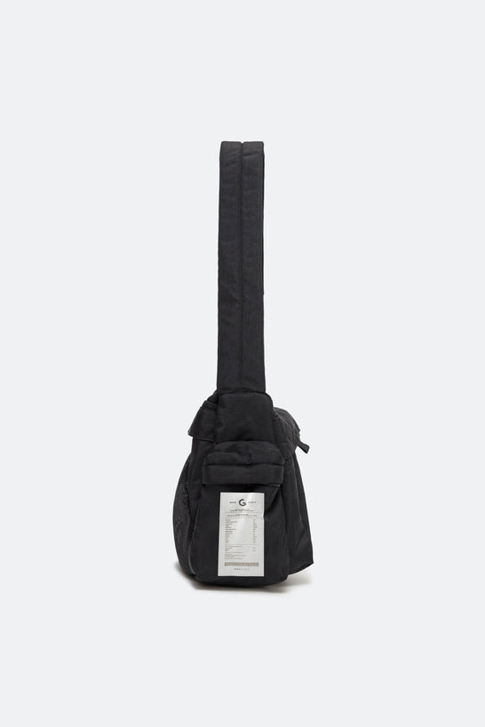 GROCERY MULTI POCKET INVOICE MESSENGER BAG/ BLACK - GROGROCERY