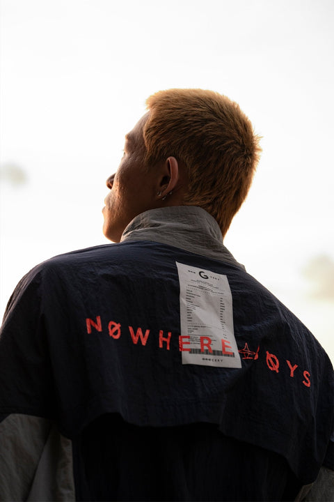 GROCERY NOWHERE BOYS SPECIAL EDITION WINDBREAKER/ NAVY - GROGROCERY