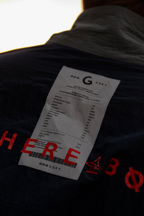 GROCERY NOWHERE BOYS SPECIAL EDITION WINDBREAKER/ NAVY - GROGROCERY