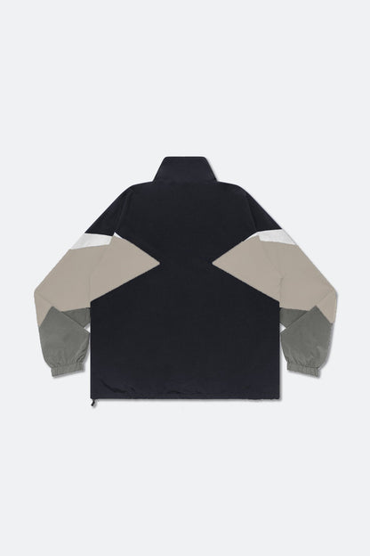 GROCERY NYLON PANEL HALF ZIP WINDBREAKER/ SAND - GROGROCERY