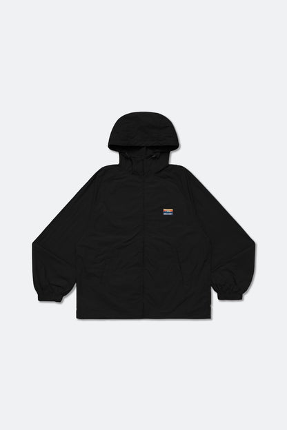 GROCERY PACKABLE NYLON WINDBREAKER/ BLACK - GROGROCERY