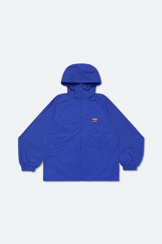 GROCERY PACKABLE NYLON WINDBREAKER/ BLUE - GROGROCERY