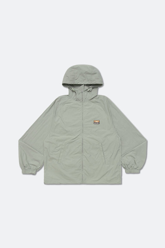 GROCERY PACKABLE NYLON WINDBREAKER/ GREIGE - GROGROCERY