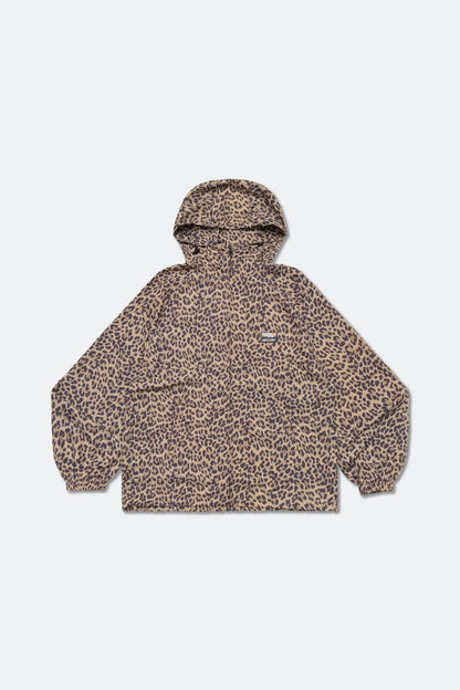 GROCERY PACKABLE NYLON WINDBREAKER/ LEOPARD - GROGROCERY