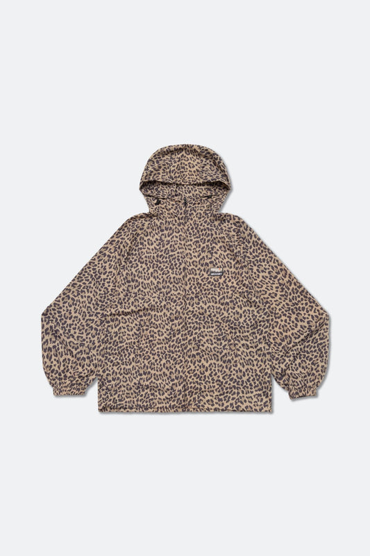 GROCERY PACKABLE NYLON WINDBREAKER/ LEOPARD - GROGROCERY