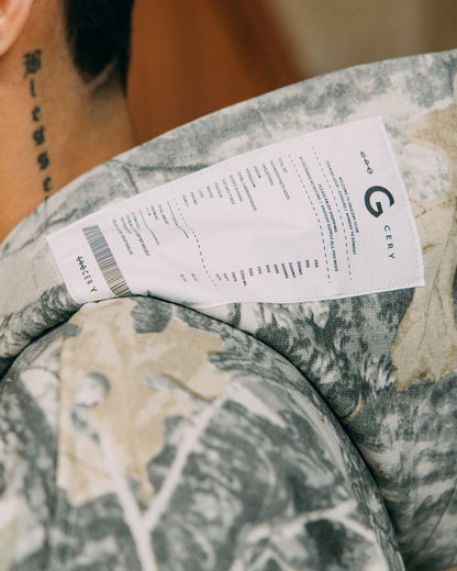 GROCERY PATCH LOGO ZIP UP HOODIE/ REAL TREE CAMO - GROGROCERY