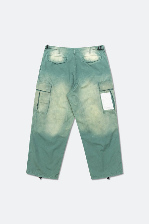 GROCERY PT-010 WASHED WIDE CARGO/ FADED GREEN - GROGROCERY