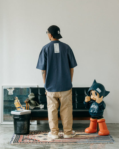 GROCERY PT-011 DOUBLE KNEE VINTAGE WORKER PANTS/ BEIGE - GROGROCERY