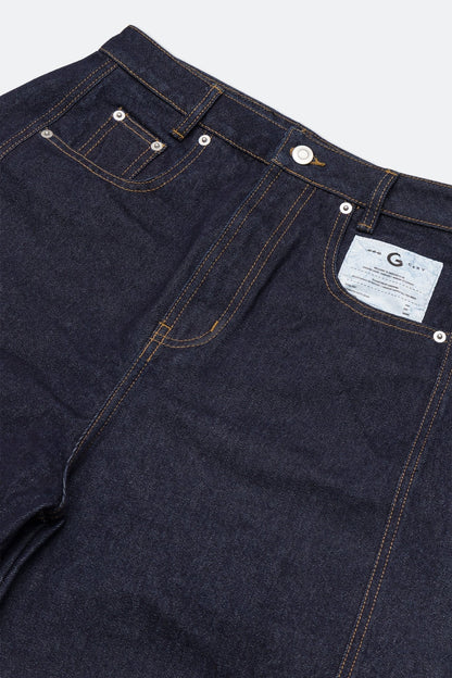 GROCERY RAW DENIM BARREL JEANS/ DARK INDIGO - GROGROCERY