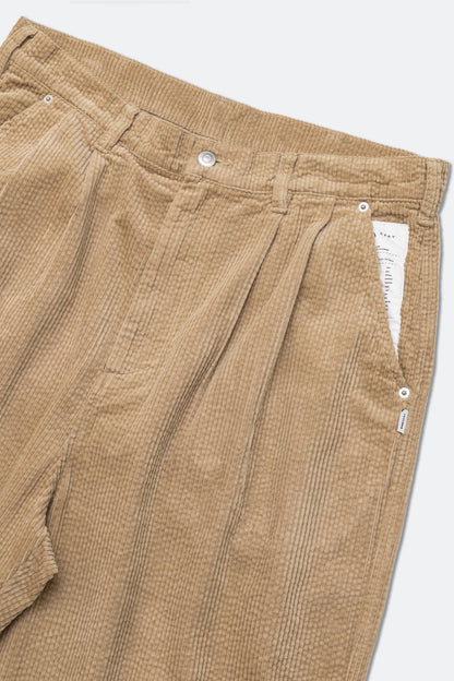 GROCERY RELAXED CORDUROY WIDE PANTS/ BEIGE - GROGROCERY