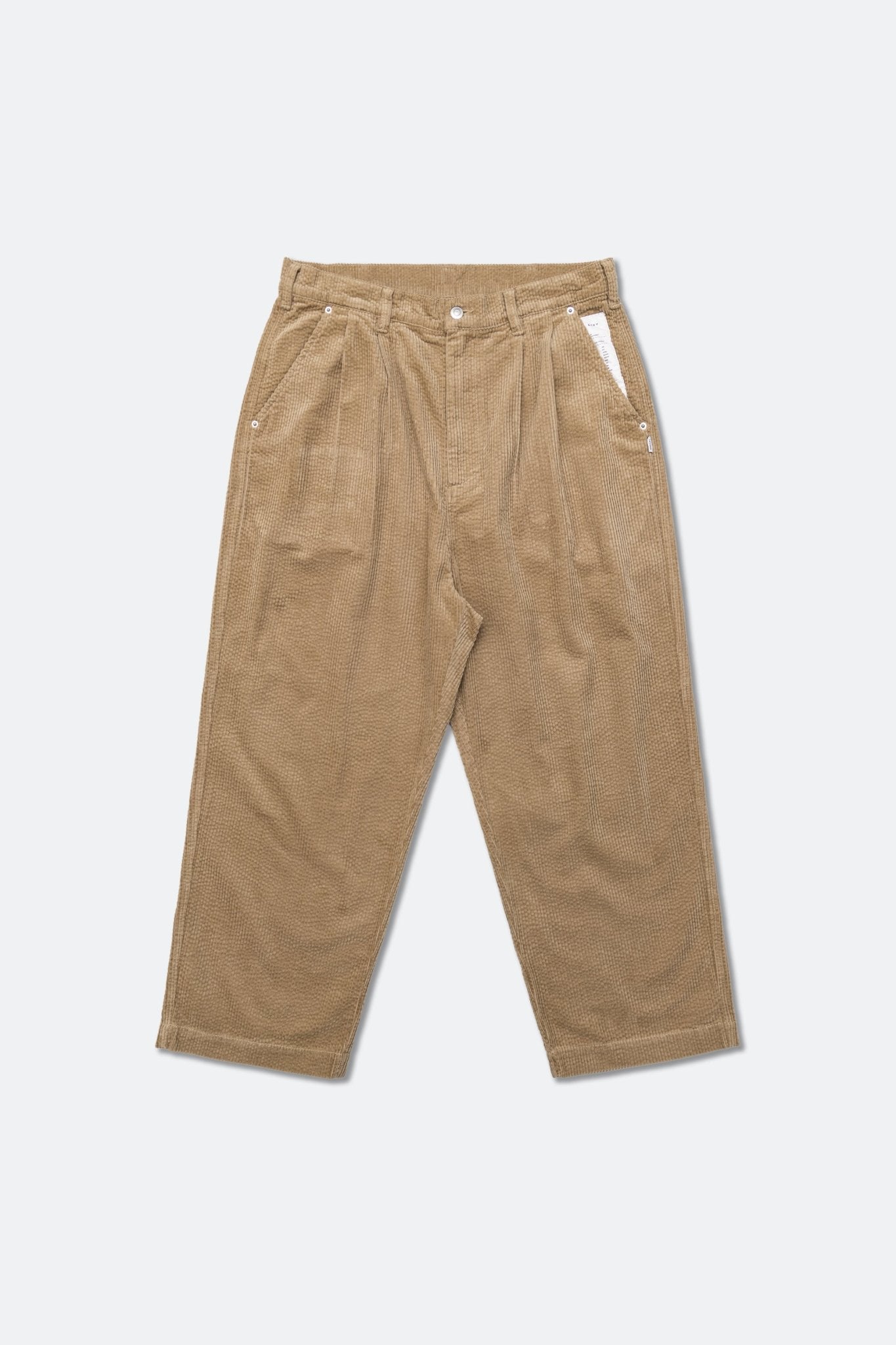GROCERY RELAXED CORDUROY WIDE PANTS/ BEIGE - GROGROCERY