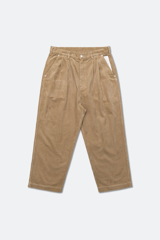 GROCERY RELAXED CORDUROY WIDE PANTS/ BEIGE - GROGROCERY
