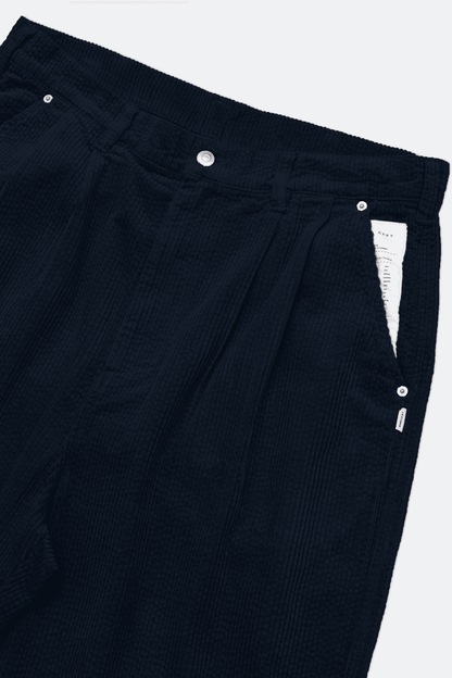 GROCERY RELAXED CORDUROY WIDE PANTS/ NAVY - GROGROCERY