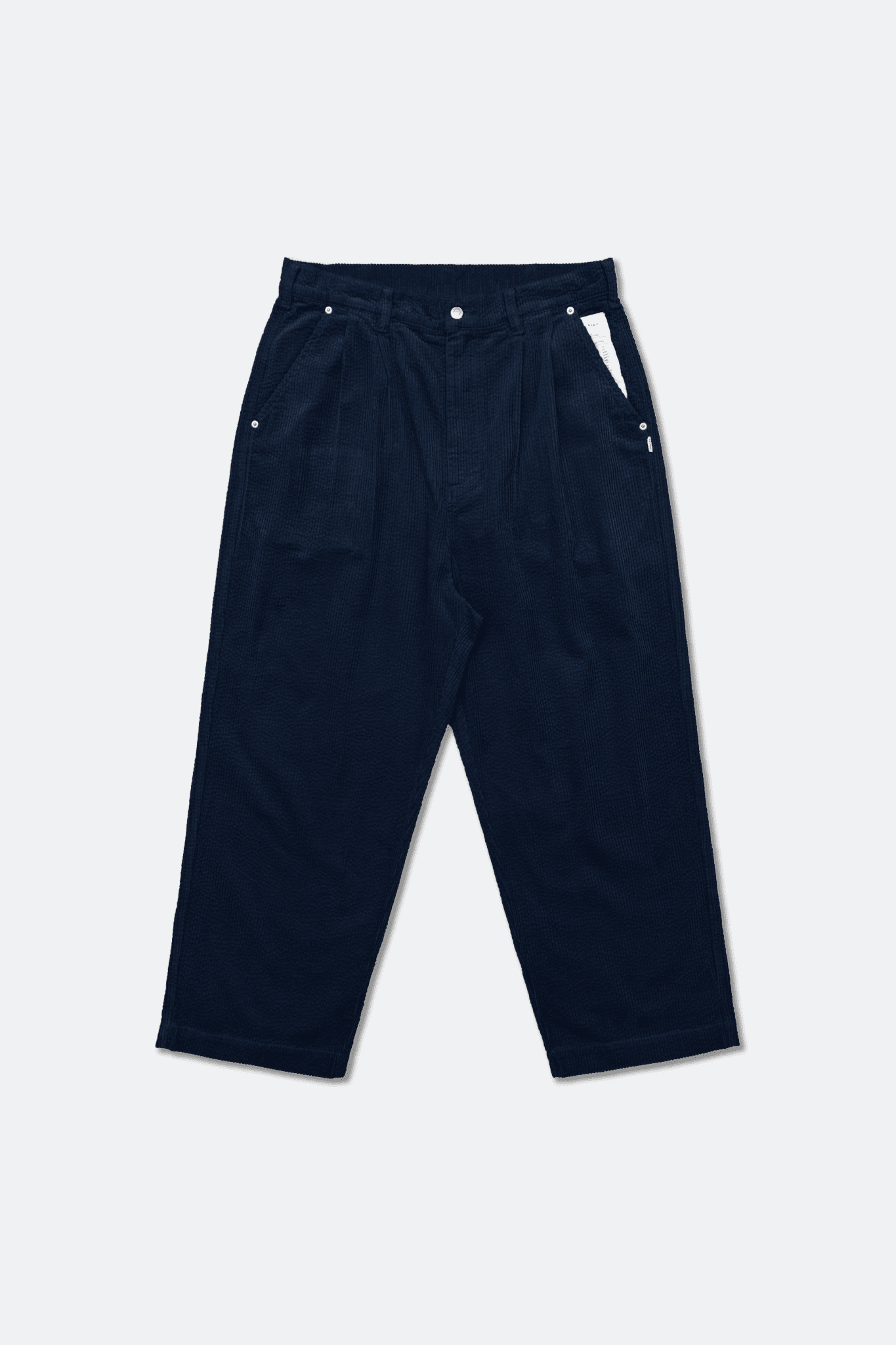 GROCERY RELAXED CORDUROY WIDE PANTS/ NAVY - GROGROCERY