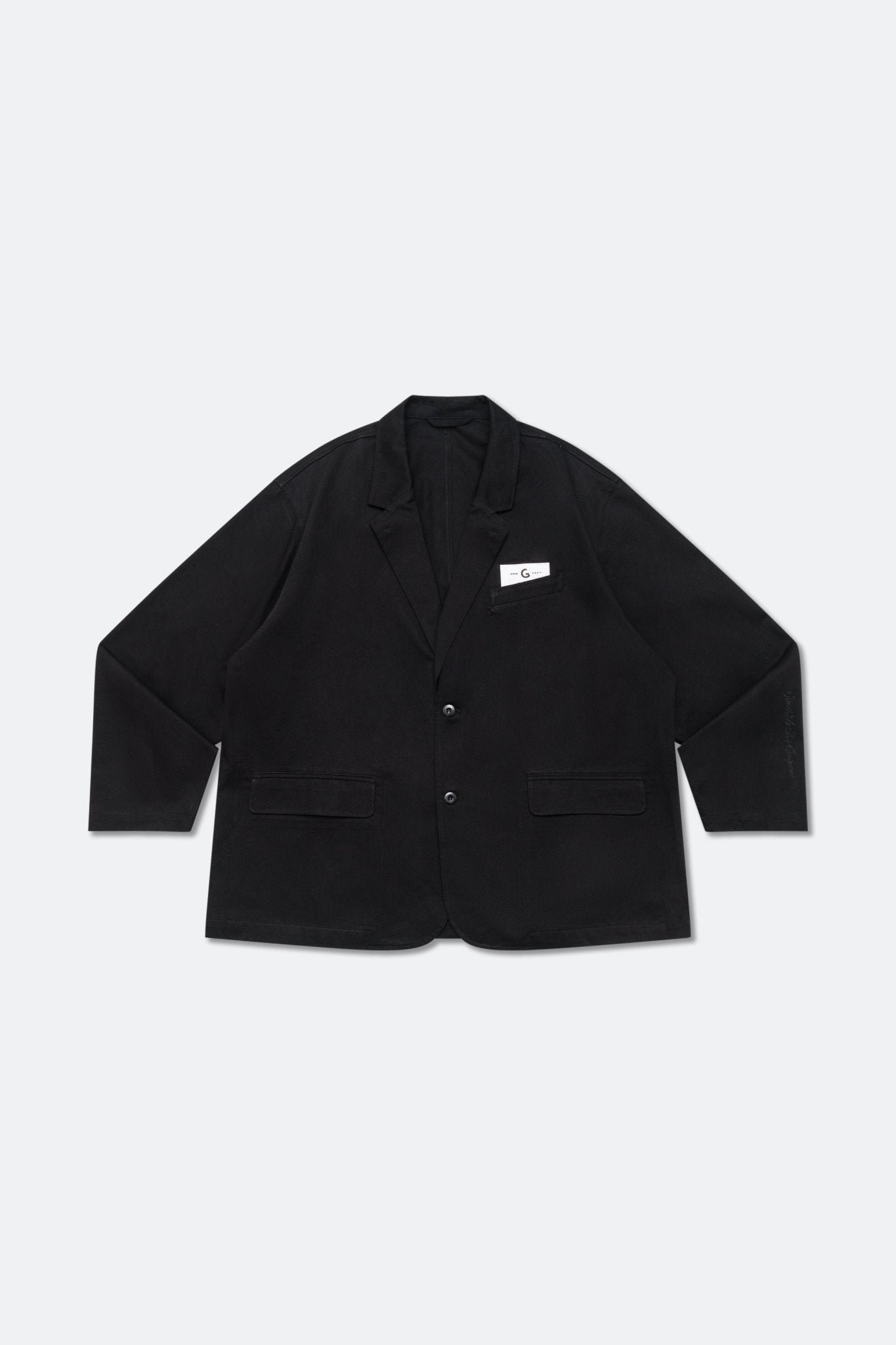 GROCERY RELAXED FIT EASY BLAZER/ BLACK - GROGROCERY