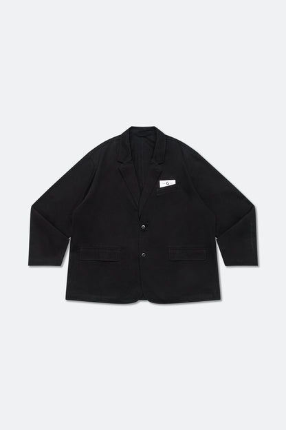 GROCERY RELAXED FIT EASY BLAZER/ BLACK - GROGROCERY