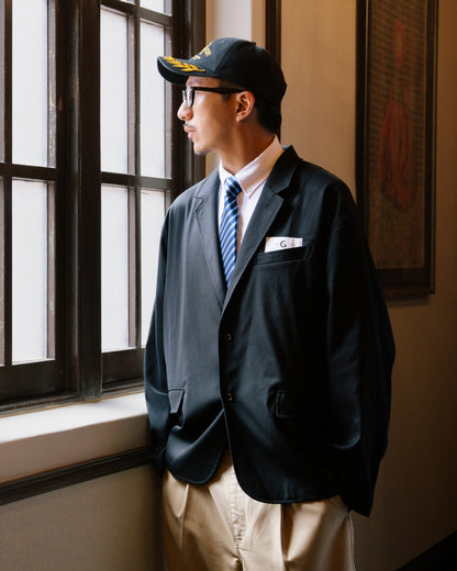 GROCERY RELAXED FIT EASY BLAZER/ BLACK - GROGROCERY