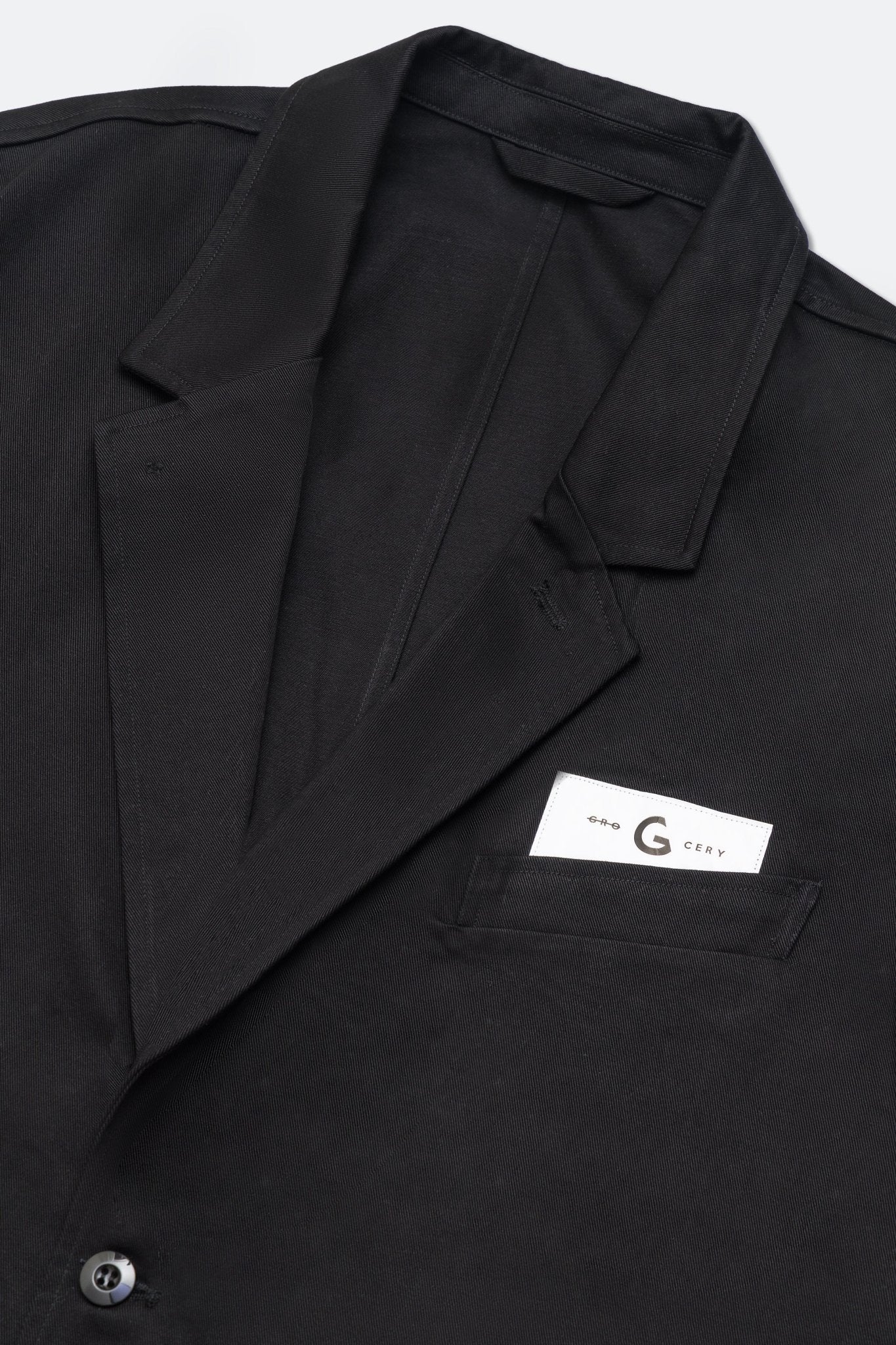 GROCERY RELAXED FIT EASY BLAZER/ BLACK - GROGROCERY