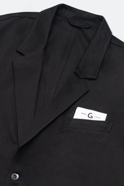 GROCERY RELAXED FIT EASY BLAZER/ BLACK - GROGROCERY