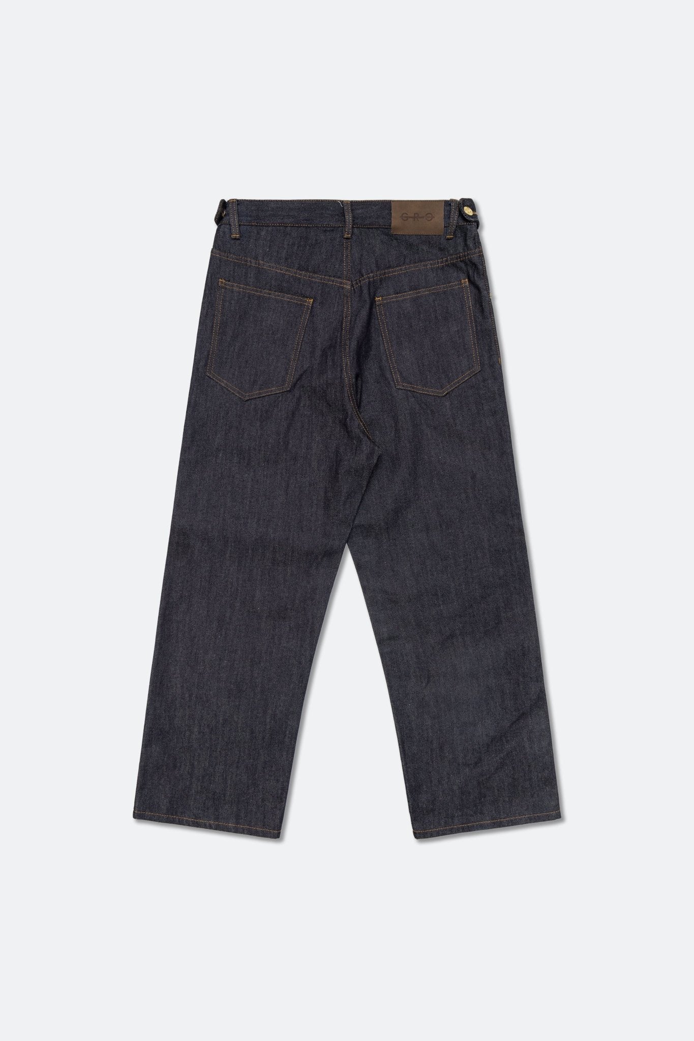 GROCERY RELAXED STRAIGHT FIT RAW DENIM JEANS/ INDIGO - GROGROCERY