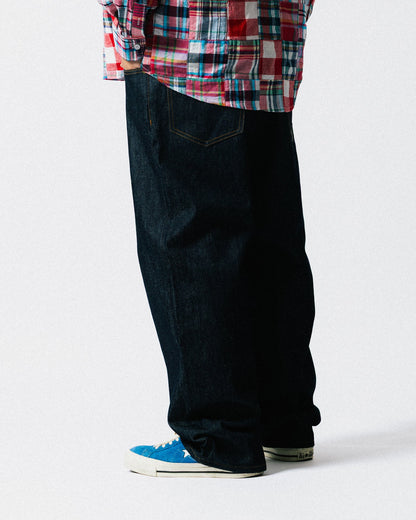 GROCERY RELAXED STRAIGHT FIT RAW DENIM JEANS/ INDIGO - GROGROCERY