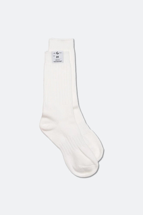 GROCERY RIBBED SOCKS PACK/ CREAM - GROGROCERY