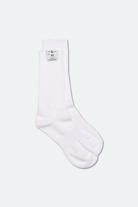 GROCERY RIBBED SOCKS PACK/ WHITE - GROGROCERY