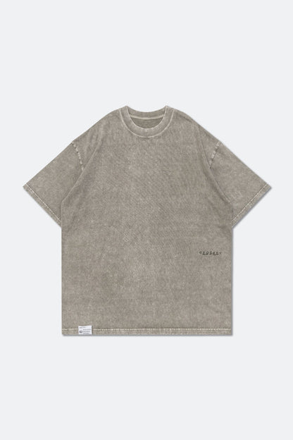 GROCERY SMALL LOGO WASHED TEE/ GREY OLIVE - GROGROCERY