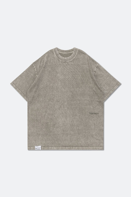 GROCERY SMALL LOGO WASHED TEE/ GREY OLIVE - GROGROCERY