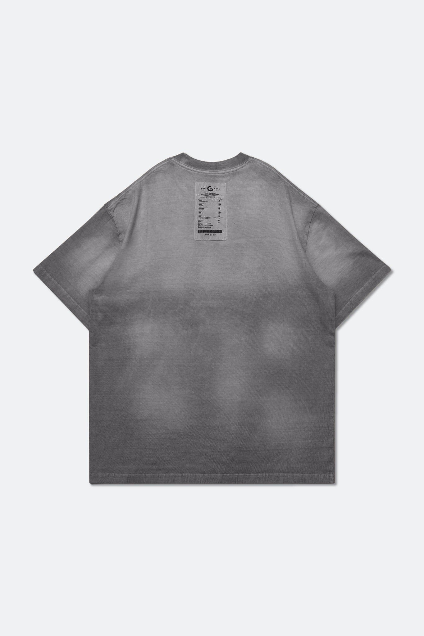 GROCERY SNOW WASHED INVOICE TEE/ GREY - GROGROCERY