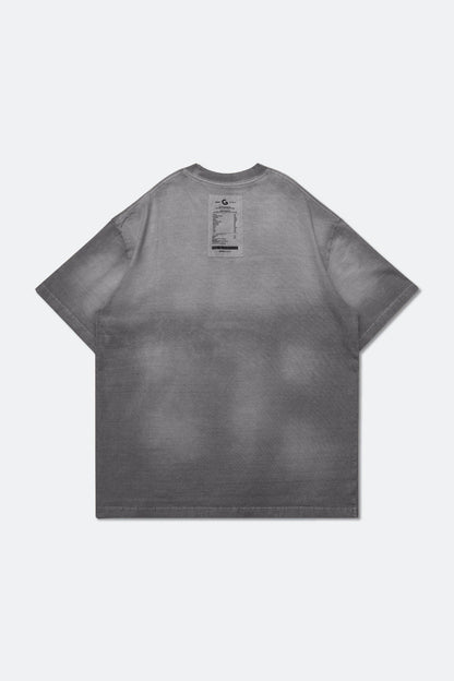 GROCERY SNOW WASHED INVOICE TEE/ GREY - GROGROCERY