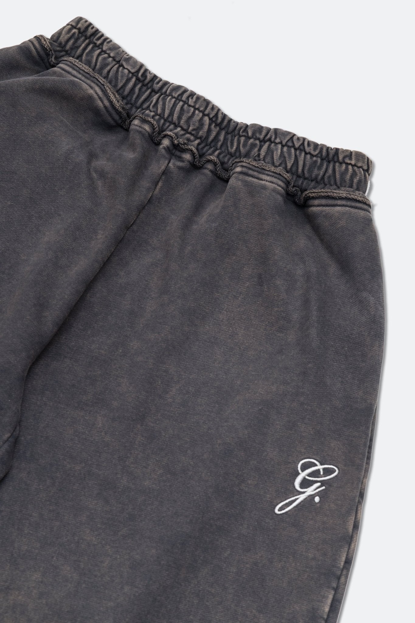 GROCERY SNOW WASHED WIDE LEG SWEATPANTS/ WASHED BLACK - GROGROCERY