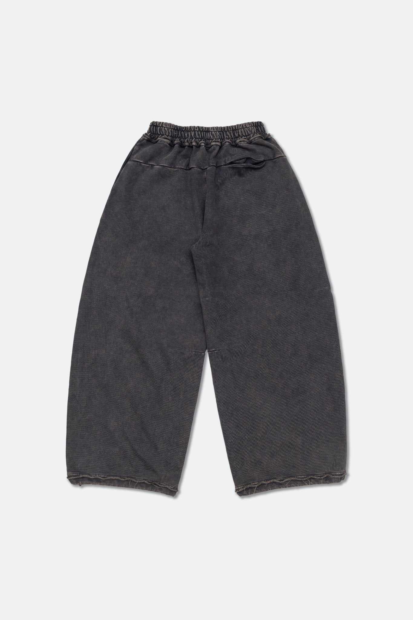 GROCERY SNOW WASHED WIDE LEG SWEATPANTS/ WASHED BLACK - GROGROCERY