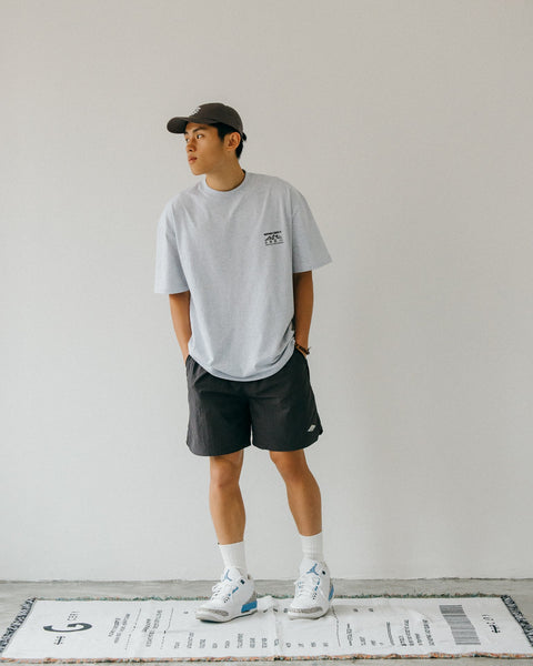 GROCERY SP-013 DAILY NYLON SHORTS/ CHARCOAL - GROGROCERY