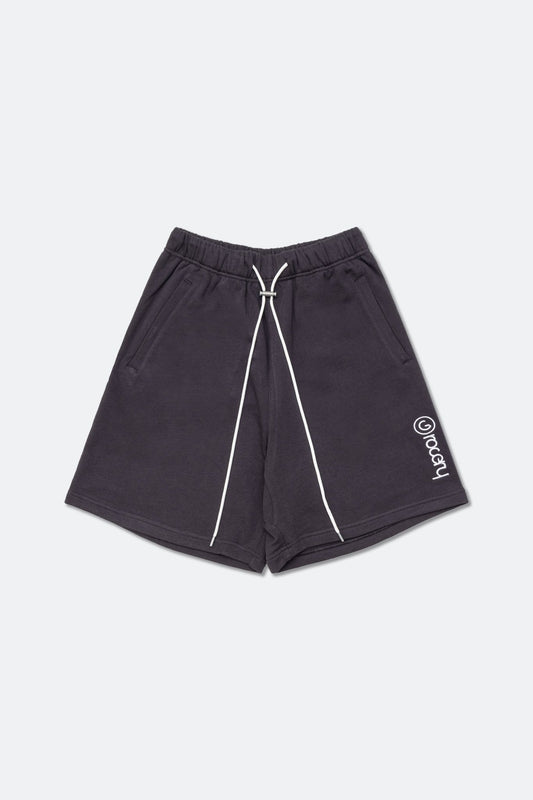 GROCERY SP - 015 EMBROIDERY LOGO SWEAT SHORTS/ CHARCOAL - GROGROCERY