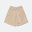 GROCERY SP - 015 EMBROIDERY LOGO SWEAT SHORTS/ SAND - GROGROCERY