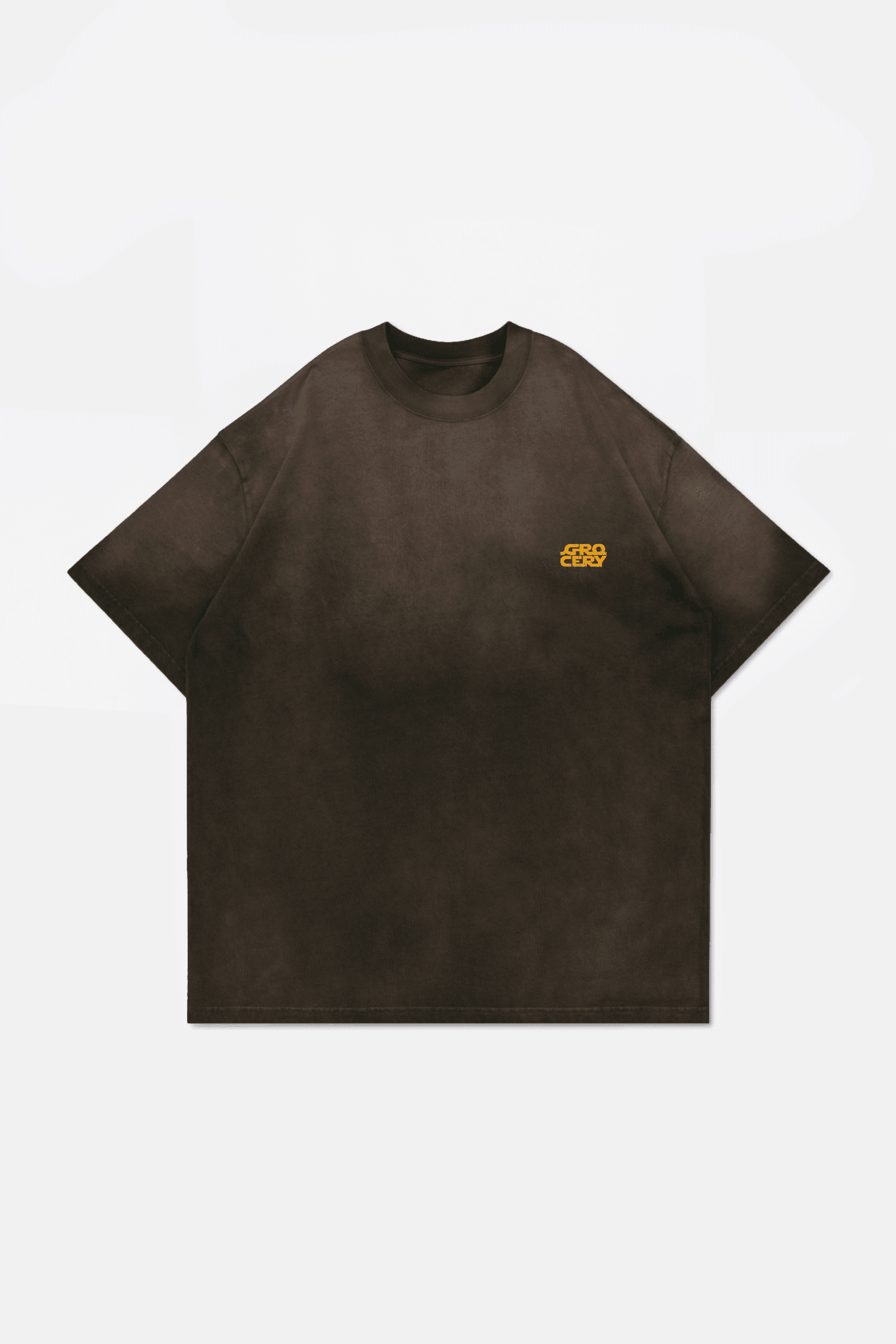 GROCERY STAR WARS THE MANDALORIAN AND GROGU 2026 POSTER WASHED TEE/ BROWN - GROGROCERY