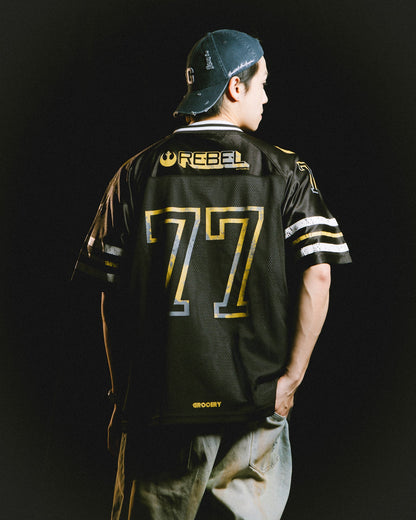 GROCERY STAR WARS VINTAGE JEDI AMERICAN FOOTBALL JERSEY/ BLACK - GROGROCERY