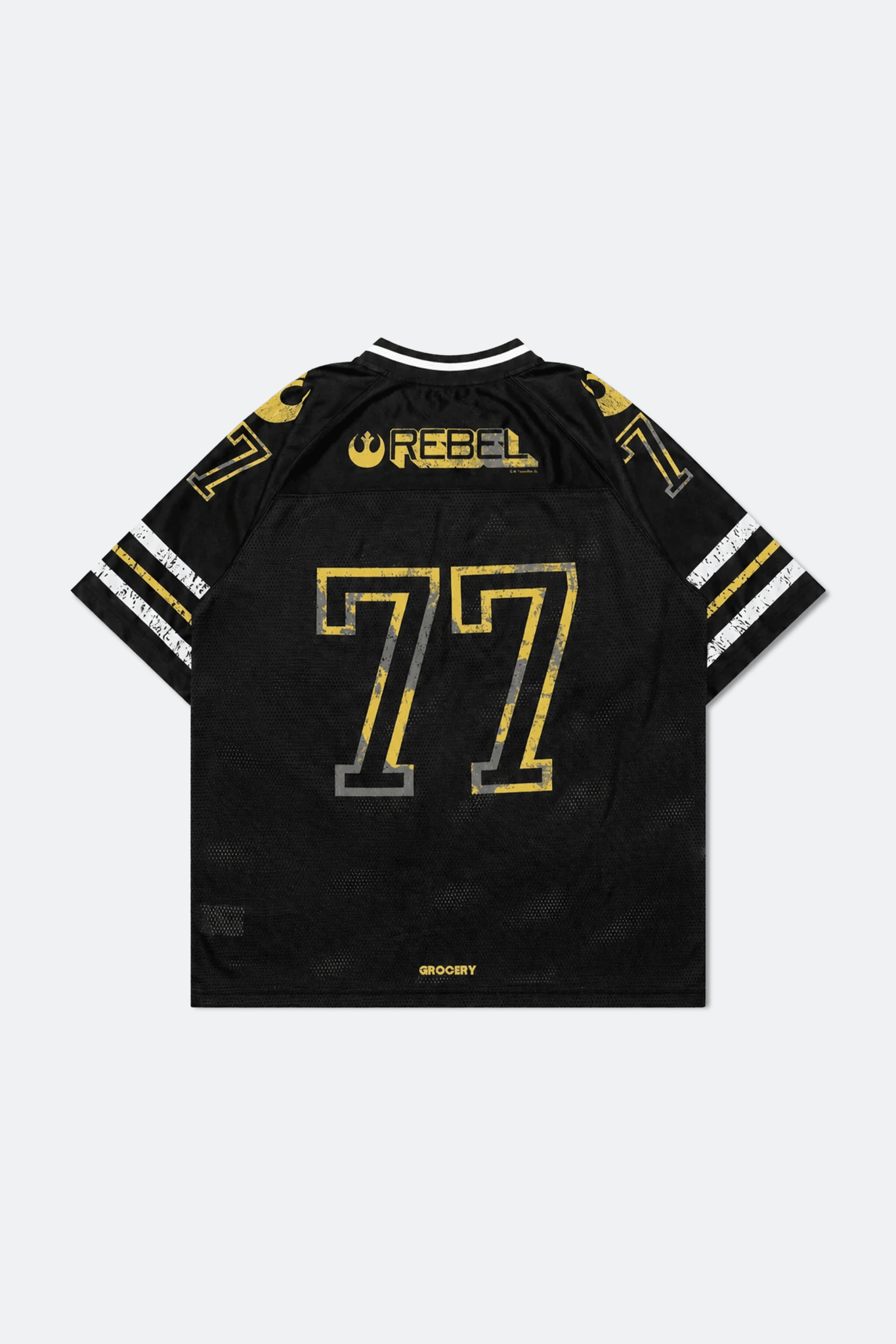 GROCERY STAR WARS VINTAGE JEDI AMERICAN FOOTBALL JERSEY/ BLACK - GROGROCERY