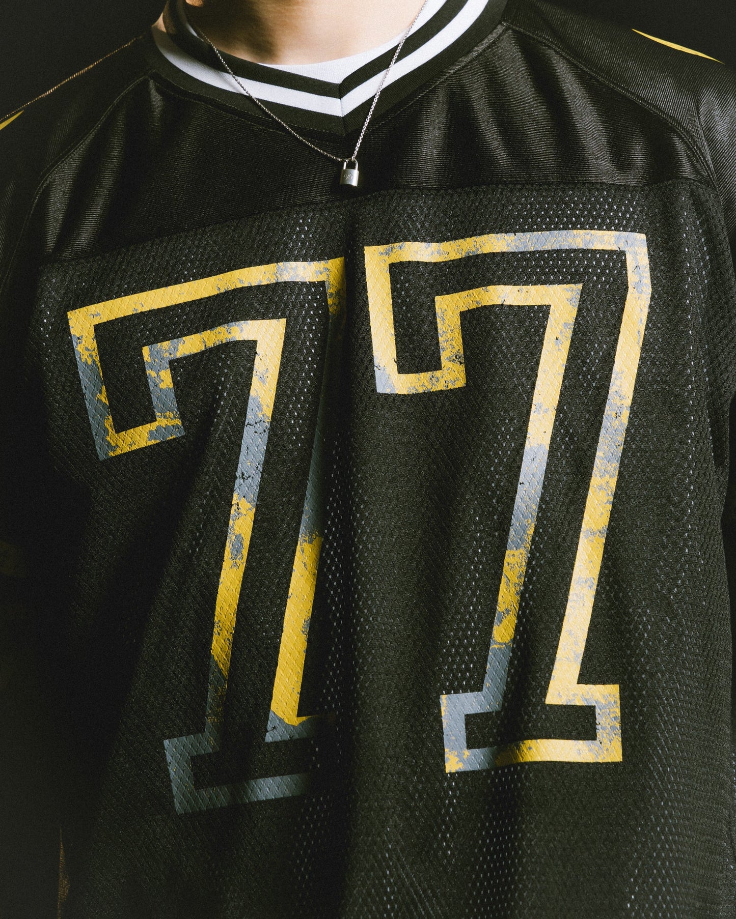 GROCERY STAR WARS VINTAGE JEDI AMERICAN FOOTBALL JERSEY/ BLACK - GROGROCERY