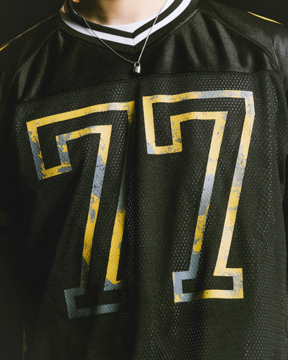 GROCERY STAR WARS VINTAGE JEDI AMERICAN FOOTBALL JERSEY/ BLACK - GROGROCERY
