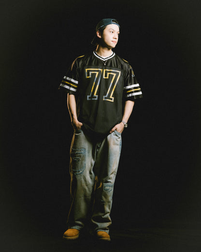 GROCERY STAR WARS VINTAGE JEDI AMERICAN FOOTBALL JERSEY/ BLACK - GROGROCERY
