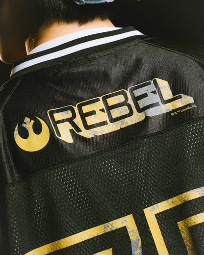 GROCERY STAR WARS VINTAGE JEDI AMERICAN FOOTBALL JERSEY/ BLACK - GROGROCERY