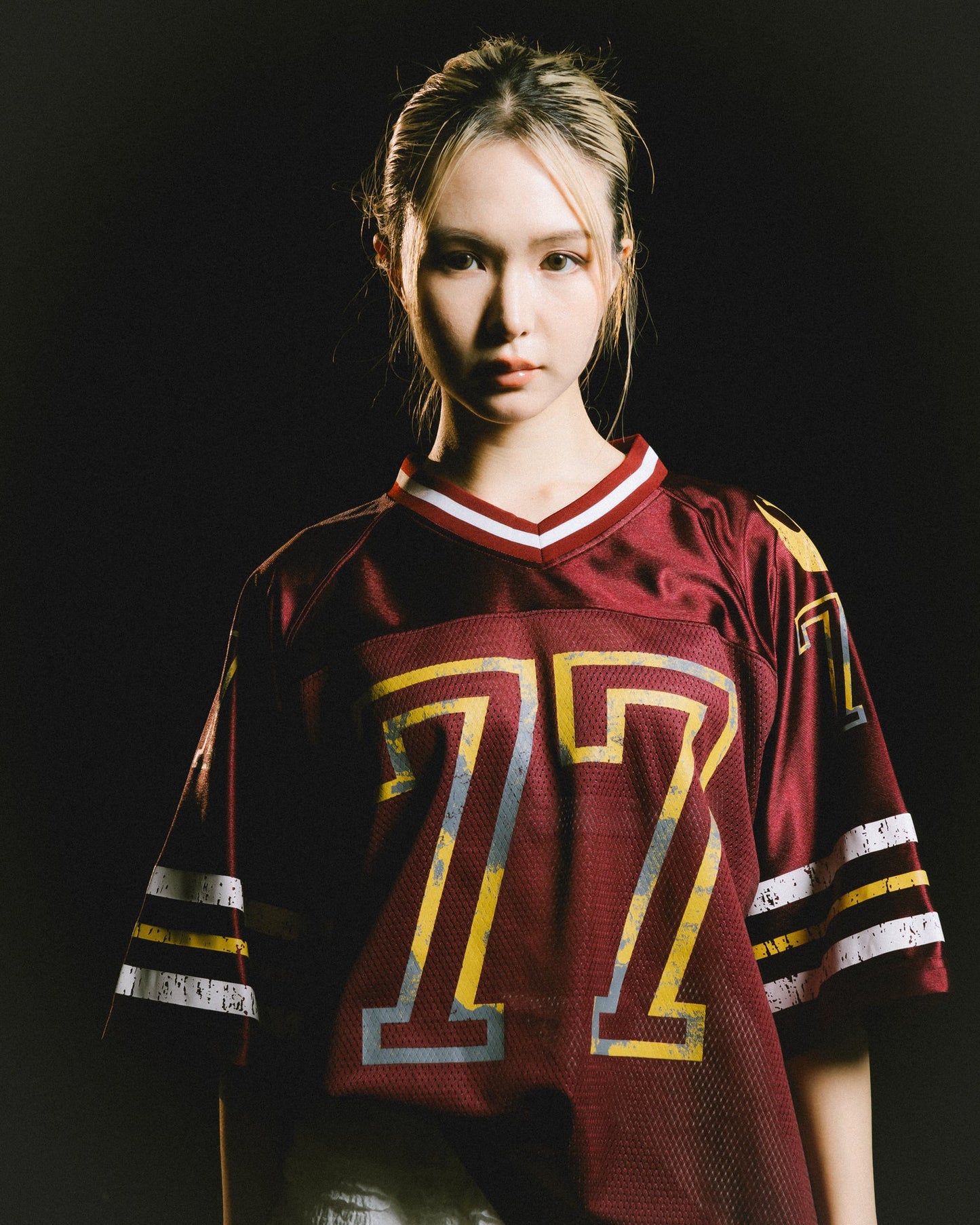 GROCERY STAR WARS VINTAGE REBEL AMERICAN FOOTBALL JERSEY/ BURGUNDY - GROGROCERY