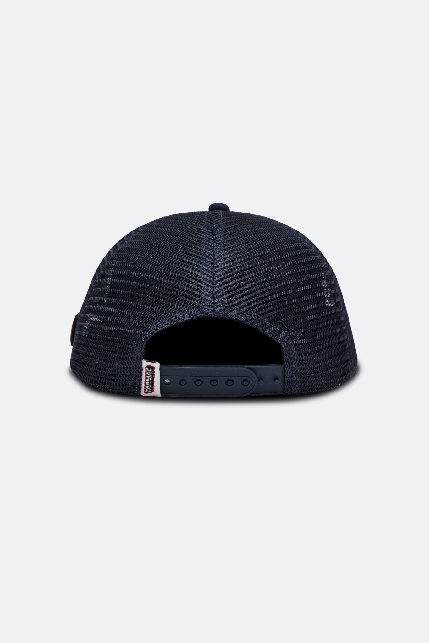 GROCERY | TARMAC | INITIAL D REDSUNS PATCH LOGO TRUCKER HAT/ NAVY - GROGROCERY