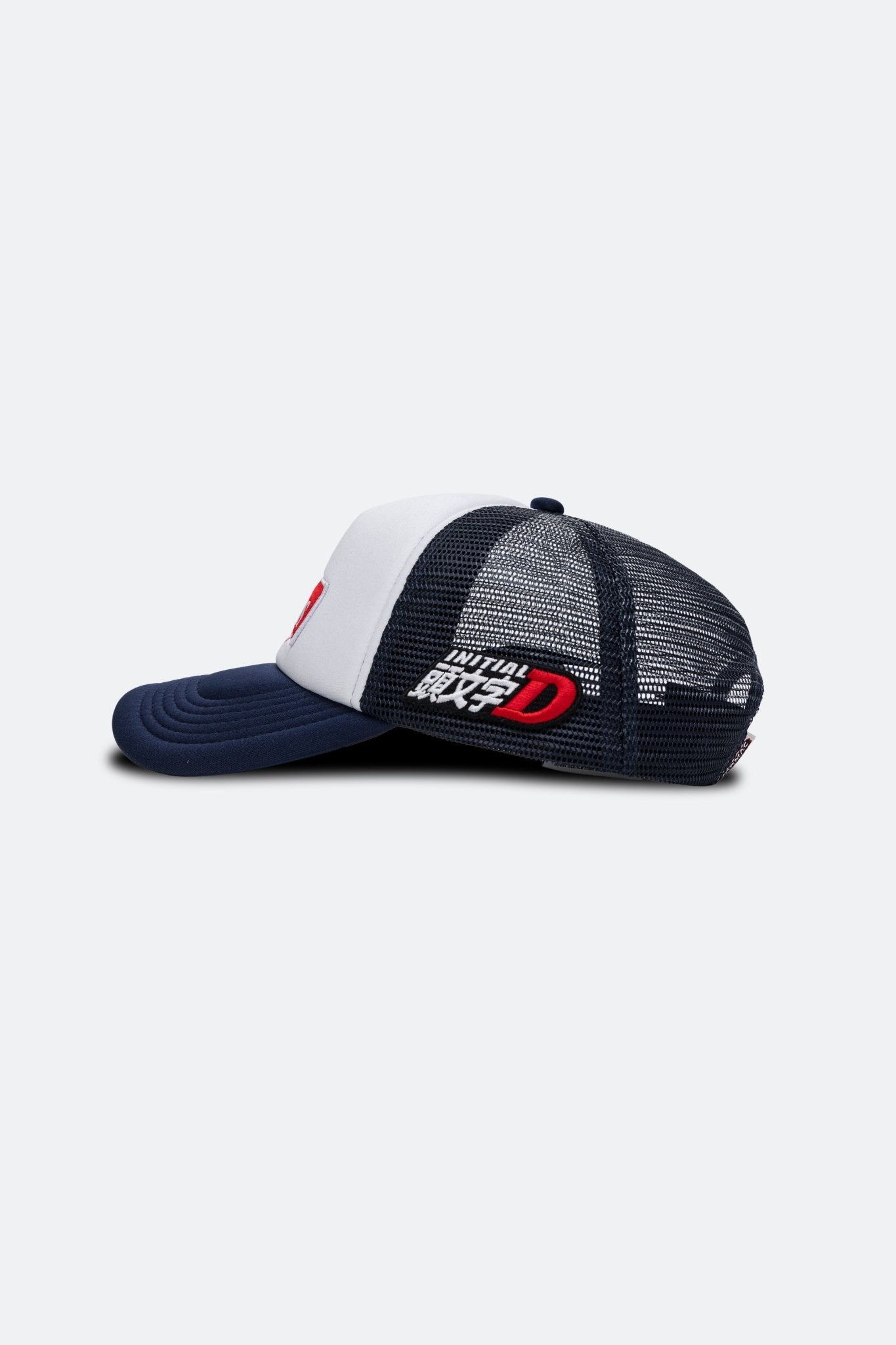GROCERY | TARMAC | INITIAL D REDSUNS PATCH LOGO TRUCKER HAT/ NAVY - GROGROCERY