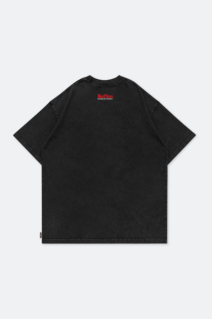 GROCERY | TARMAC | INITIAL D REDSUNS RX - 7 FD3S WASHED GRAPHIC TEE/ BLACK - GROGROCERY