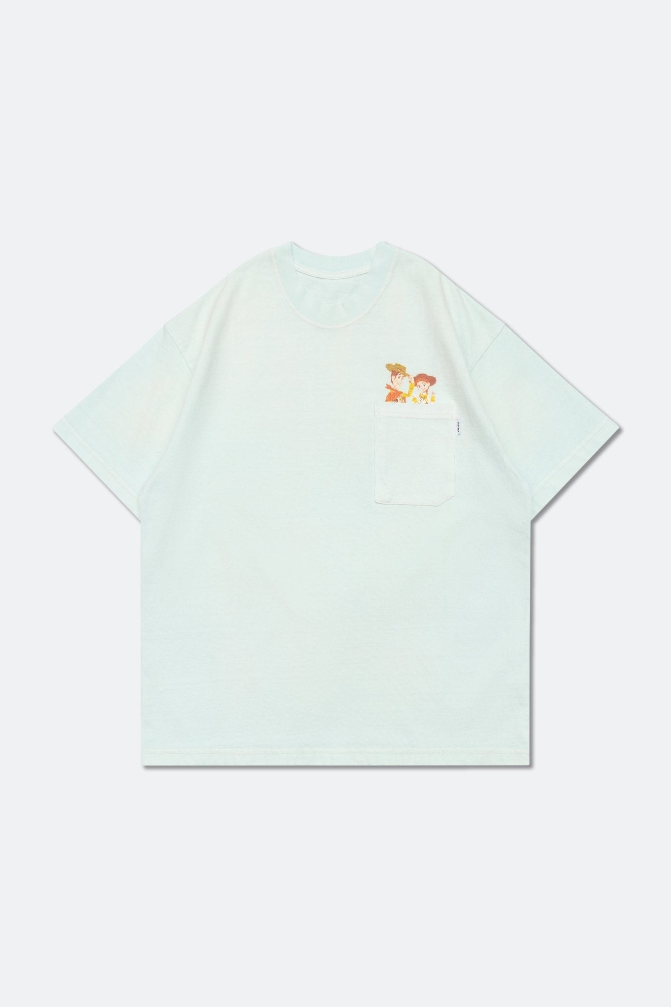 GROCERY | TARMAC | TOY STORY BLAZING TRAILS WASHED GRAPHIC POCKET BOXY TEE/ FADED TIFFANY BLUE - GROGROCERY