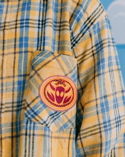 GROCERY | TARMAC | TOY STORY DESTROYED PATCHWORK CHECK SHIRT/ YELLOW - GROGROCERY